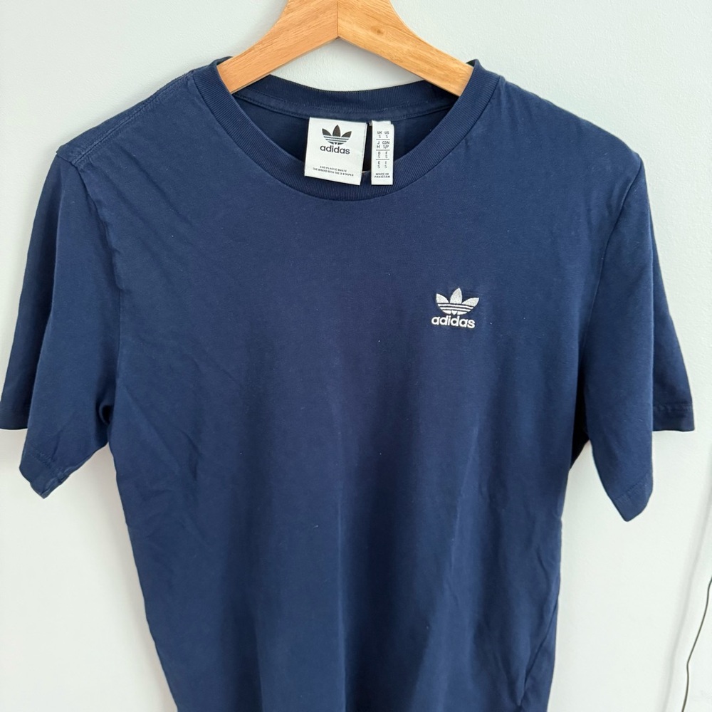 adidas Original’s Essentials Trefoil Tee - Indigo Blue